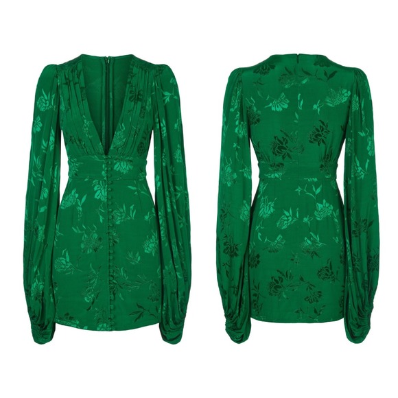 Rat & Boa | Dresses | Rat Boa Isabella Dress In Green Nwt Xxs | Poshmark